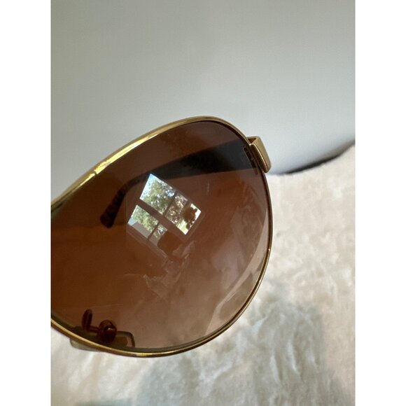 COACH Sunglasses Gold-tone/Wild Beast Aviator - Used 926013 58mm - Picture 6 of 7
